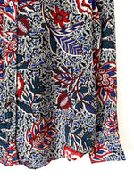 Lade das Bild in den Galerie-Viewer, *Seide* Bluse Bohemian Blumen Print (S-M)
