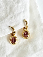 Lade das Bild in den Galerie-Viewer, Creolen 14k Gold Altrosa Bohème
