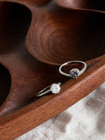 Lade das Bild in den Galerie-Viewer, *925 Sterling Silber* Vintage Ring Rainbow V (56/16)
