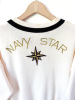Lade das Bild in den Galerie-Viewer, *Escada* Pullover Navy Marine Stick (M-L)
