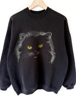 Lade das Bild in den Galerie-Viewer, Sweater 1994 Hanes Katzen Print (XL)
