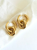 Lade das Bild in den Galerie-Viewer, Creolen 14k Gold Chunky Ring
