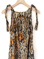 Lade das Bild in den Galerie-Viewer, Latzhose Animal 80s Tiger Print (M-L)
