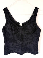 Lade das Bild in den Galerie-Viewer, *Madeleine* Bralette Top Stickerei (85 B)
