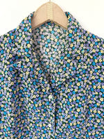 Lade das Bild in den Galerie-Viewer, Bluse 80s Stiefmütterchen Flieder (L)
