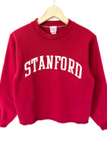 Lade das Bild in den Galerie-Viewer, RARE Sweater 70s Stanford University Cropped (S-M)
