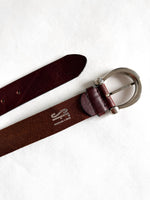 Lade das Bild in den Galerie-Viewer, *SF* Gürtel Leder Burgunder (95-110)
