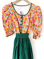 Lade das Bild in den Galerie-Viewer, *Wiesn Kollektion* Dirndl Kleid Blumen Print Neu (L)
