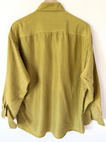 Lade das Bild in den Galerie-Viewer, *Seide* Hemd Premium Basic Khaki (XL)
