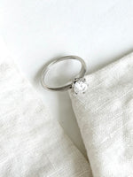 Lade das Bild in den Galerie-Viewer, *925 Sterling Silber* Vintage Ring Diamond Rund (56/16)
