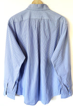 Lade das Bild in den Galerie-Viewer, *Ralph Lauren* Hemd Nadelstreifen Blau (XL)
