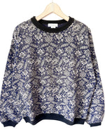 Lade das Bild in den Galerie-Viewer, Sweater 80s Bohemian Paisley Print (L)
