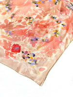 Lade das Bild in den Galerie-Viewer, *Seide* Tuch 80s Pastell Handpainted
