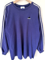 Lade das Bild in den Galerie-Viewer, *Adidas* Longsleeve Shirt 90s Blau (XL)
