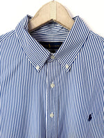 Lade das Bild in den Galerie-Viewer, *Ralph Lauren* Hemd Blockstreifen Blau (XL)
