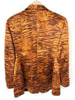Lade das Bild in den Galerie-Viewer, *Escada* RARE Blazer Seide Animal Tiger Print (M)
