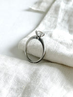Lade das Bild in den Galerie-Viewer, *925 Sterling Silber* Vintage Ring Diamond Rund (56/16)
