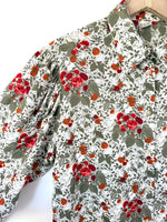 Lade das Bild in den Galerie-Viewer, Bluse Rosen Herbst Print Ballonärmel (L-XL)

