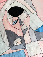 Lade das Bild in den Galerie-Viewer, *Seide* Tuch Handpainted Picasso Pastell
