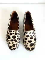 Lade das Bild in den Galerie-Viewer, RARE Loafer Leder Leo Fell Plateau (39)
