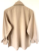 Lade das Bild in den Galerie-Viewer, *Seide* Bluse Premium Basic Sand (L)
