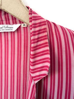 Lade das Bild in den Galerie-Viewer, *Seide* Blazer Nadelstreifen Pink Rosa (S-M)
