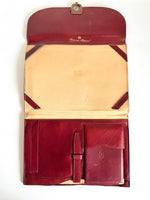 Lade das Bild in den Galerie-Viewer, *Aigner* RARE Tablet Aktentasche Leder Burgundy
