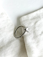Lade das Bild in den Galerie-Viewer, *925 Sterling Silber* Vintage Ring Diamond Rund (56/16)
