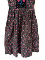 Lade das Bild in den Galerie-Viewer, *Wiesn Kollektion* Dirndl Kleid Blumen Stick (S-M)
