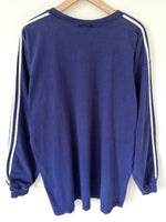 Lade das Bild in den Galerie-Viewer, *Adidas* Longsleeve Shirt 90s Blau (XL)
