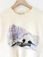 Lade das Bild in den Galerie-Viewer, Sweater 80s Wildness Canada Flieder (L)

