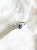 Lade das Bild in den Galerie-Viewer, *925 Sterling Silber* Vintage Ring Rainbow V (56/16)
