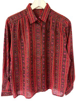 Lade das Bild in den Galerie-Viewer, *Wolle* Bluse 80s Bohemian Peter Hahn (M-L)
