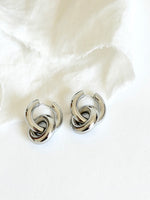 Lade das Bild in den Galerie-Viewer, Creolen 14k Silber Chunky Ring
