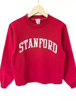 Lade das Bild in den Galerie-Viewer, RARE Sweater 70s Stanford University Cropped (S-M)
