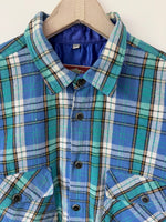 Lade das Bild in den Galerie-Viewer, Flanellhemd Overshirt Tartan Globetrotter (XL)
