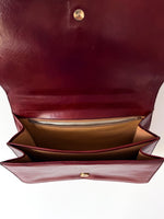 Lade das Bild in den Galerie-Viewer, Leder Tasche Classic 80s Burgundy
