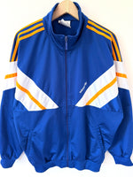 Lade das Bild in den Galerie-Viewer, *Adidas* Trainingsjacke 90s Blouson Blau Gelb (XL)
