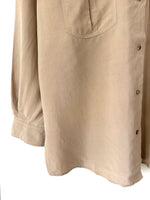 Lade das Bild in den Galerie-Viewer, *Seide* Bluse Premium Basic Sand (L)
