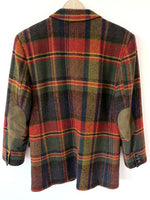 Lade das Bild in den Galerie-Viewer, *DAKS Signature* Blazer Tweed Wolle Tartan (M-L)
