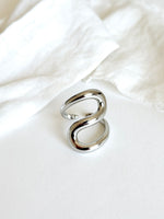 Lade das Bild in den Galerie-Viewer, Ring 14k Silber Chunky Lines
