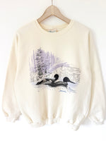 Lade das Bild in den Galerie-Viewer, Sweater 80s Wildness Canada Flieder (L)
