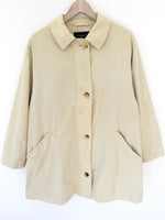 Lade das Bild in den Galerie-Viewer, *Burberry* Kurzmantel Trench Klassiker Beige (M-L)

