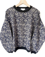 Lade das Bild in den Galerie-Viewer, Sweater 80s Bohemian Paisley Print (L)

