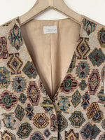 Lade das Bild in den Galerie-Viewer, *Gobelin* Weste 80s Bohemian Stickerei (XL)
