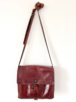 Lade das Bild in den Galerie-Viewer, *The Bridge* Ledertasche 80s Braun
