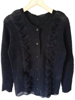 Lade das Bild in den Galerie-Viewer, *Issey Miyake* Cardigan Bluse Wave (L)
