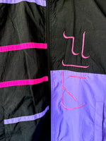 Lade das Bild in den Galerie-Viewer, *Fila* Trainingsjacke 80s Tennis Flieder (L)

