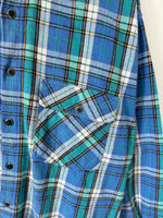 Lade das Bild in den Galerie-Viewer, Flanellhemd Overshirt Tartan Globetrotter (XL)
