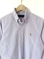 Lade das Bild in den Galerie-Viewer, *Ralph Lauren* Bluse Basic Fliederblau (S-M)
